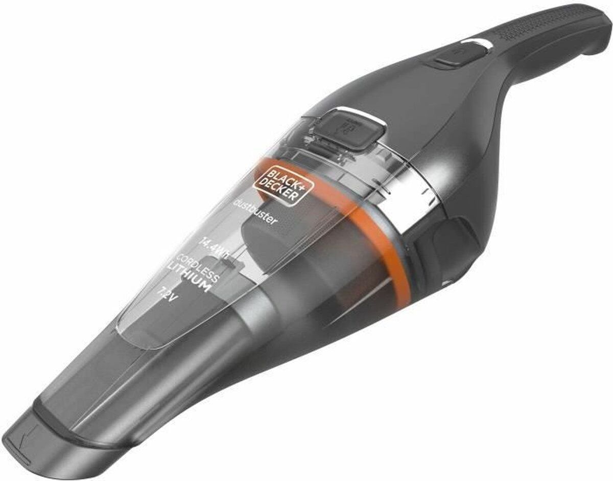 BLACK+DECKER NVC220WC-QW - Kruimeldief - Zakloos Chroom - Titanium - Transparant