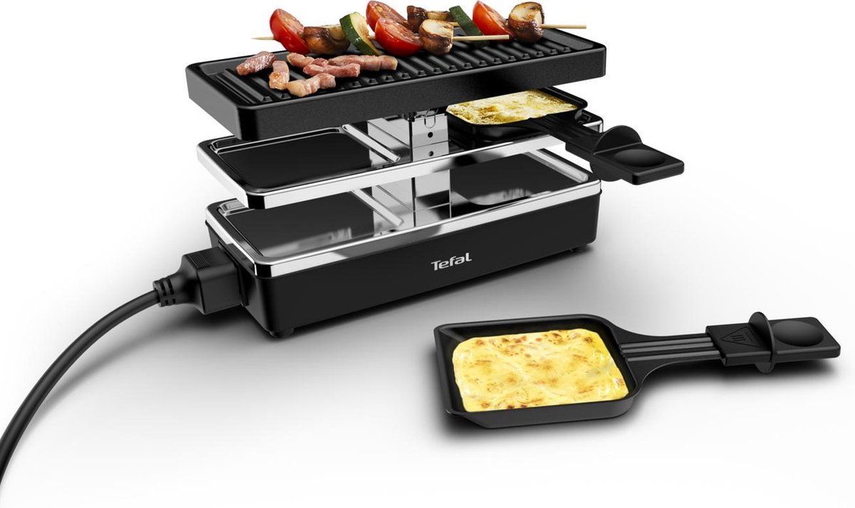 Tefal Plug & Share RE2308 - Gourmetstel - Uitbreidbaar - Zwart