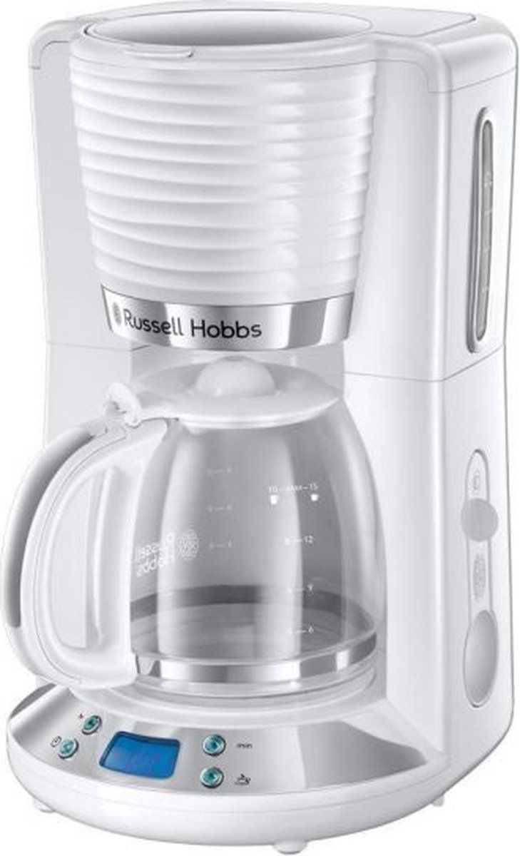 Russell Hobbs 24390-56 Inspire Koffiezetapparaat met glazen kan - Wit