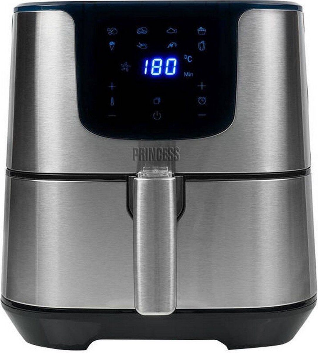 princess-digitale-airfryer-deluxe-xxl-182060-heteluchtfriteuse-55-liter-8-voorgeprogrammeerde-programmas-inclusief-airfryer-mandje-rvs