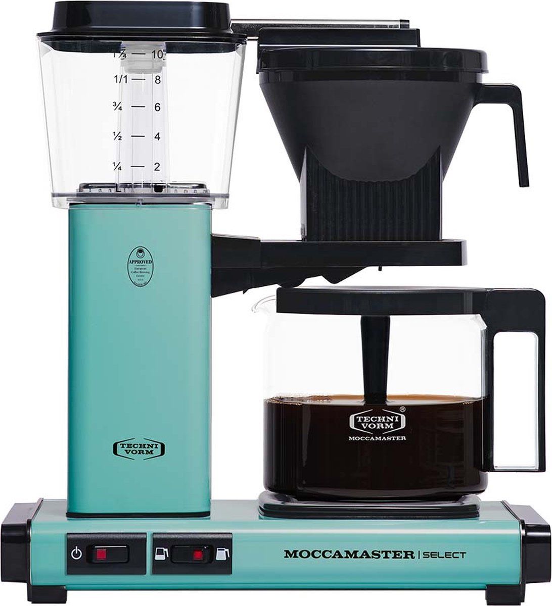 Moccamaster KBG Select Turquoise koffiezetapparaat