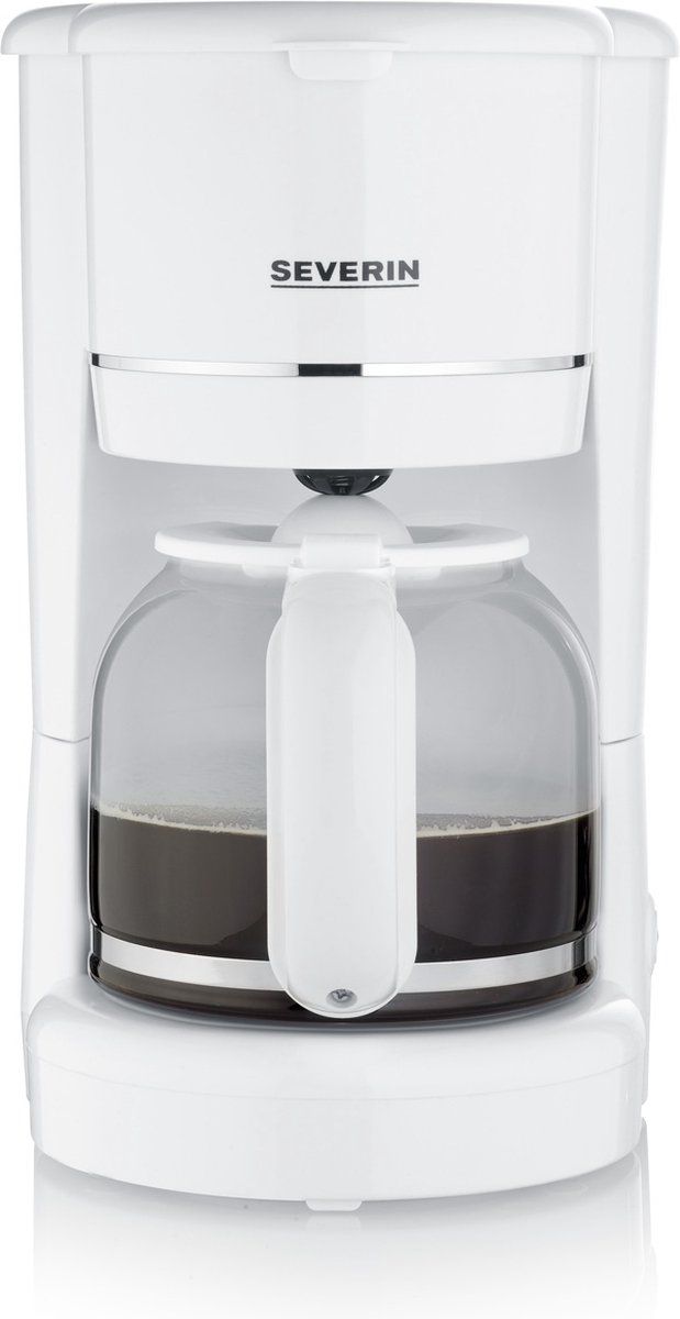 Severin KA 4323 Filter-koffiezetapparaat - met afwasbaar permanent filter - 900 Watt - Wit