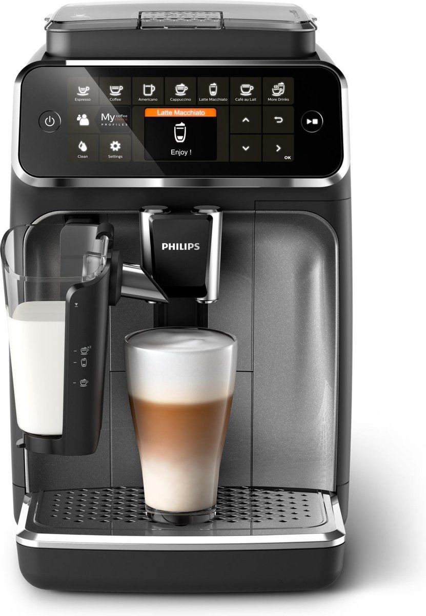 philips-lattego-4300-serie-ep434670-espressomachine-zwartgrijs