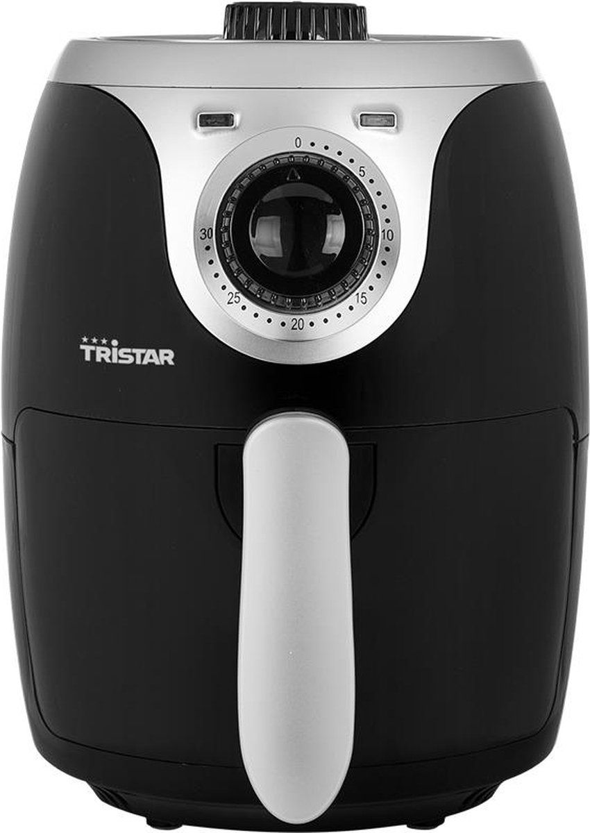 Tristar Airfryer Mini Crispy FR-6980 - Heteluchtfriteuse - 2 liter - Compact - Zwart - 1000W