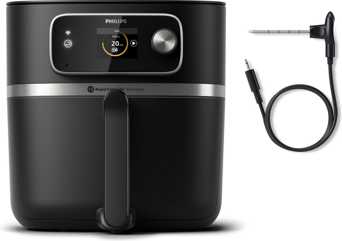 Philips HD9880/90 7000 Serie Airfryer XXL met Voedselthermometer