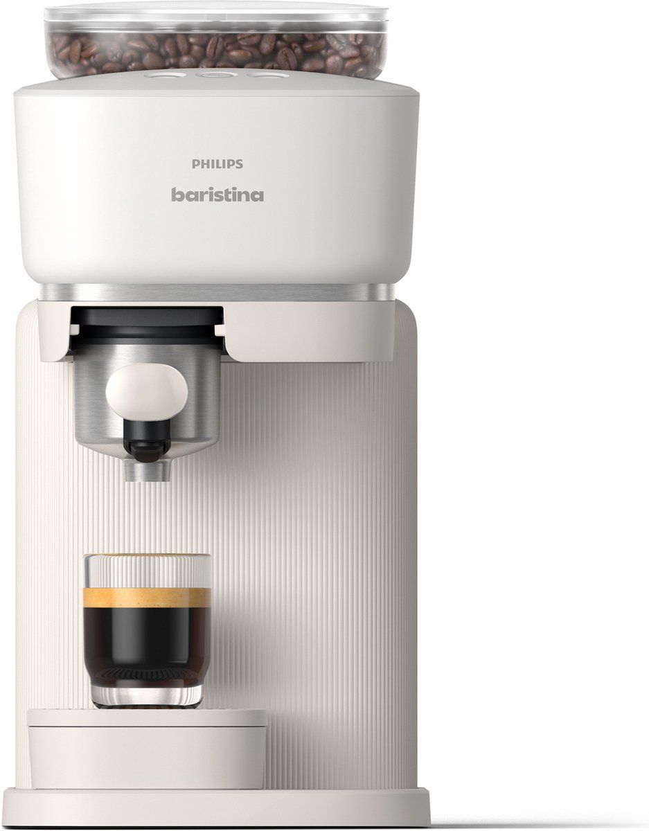 Philips Baristina - BAR300/00 - Espressomachine - Koffiemachine Met Bonen - Wit