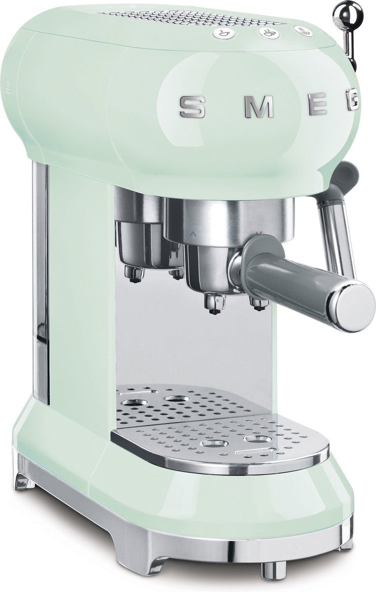 Smeg ECF01PGEU - Handmatige espressomachine - Watergroen - Stoompijp