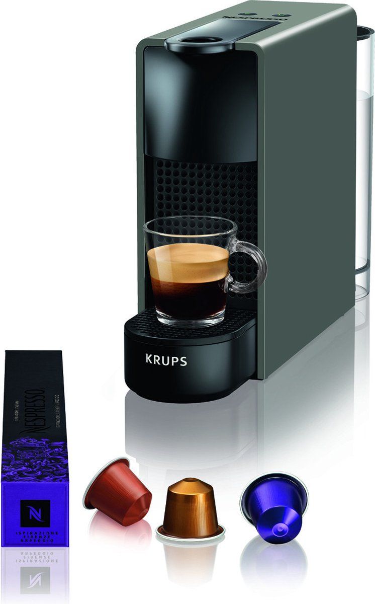 Krups Nespresso Essenza Mini XN110B - Koffiecupmachine - Grijs