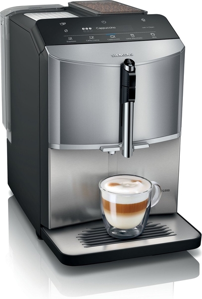 Siemens EQ300 TF305E04 Espresso Volautomaat - Metallic Diamant Titanium - RVS
