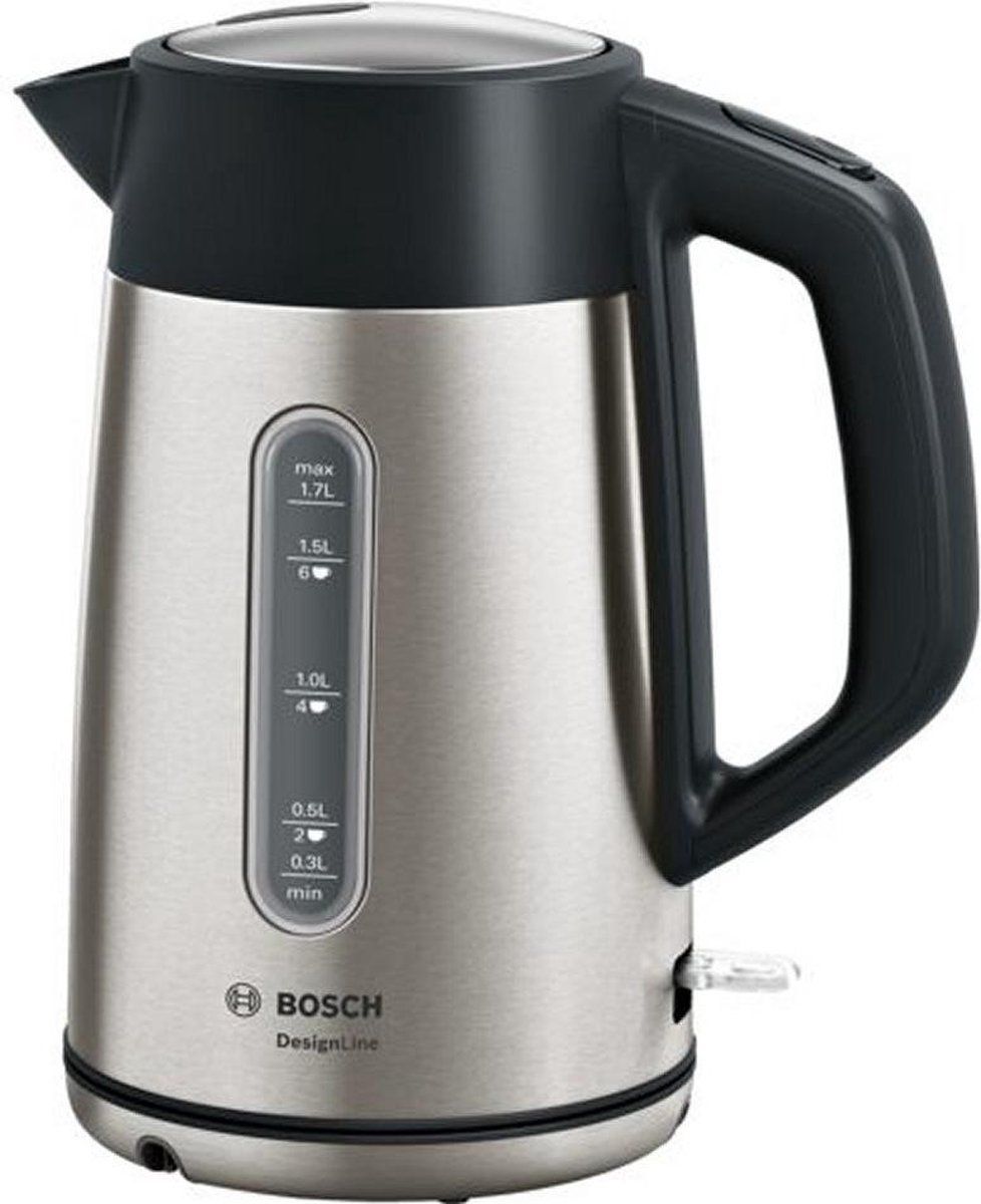 Bosch TWK4P440 DesignLine - Waterkoker - RVS / Zwart