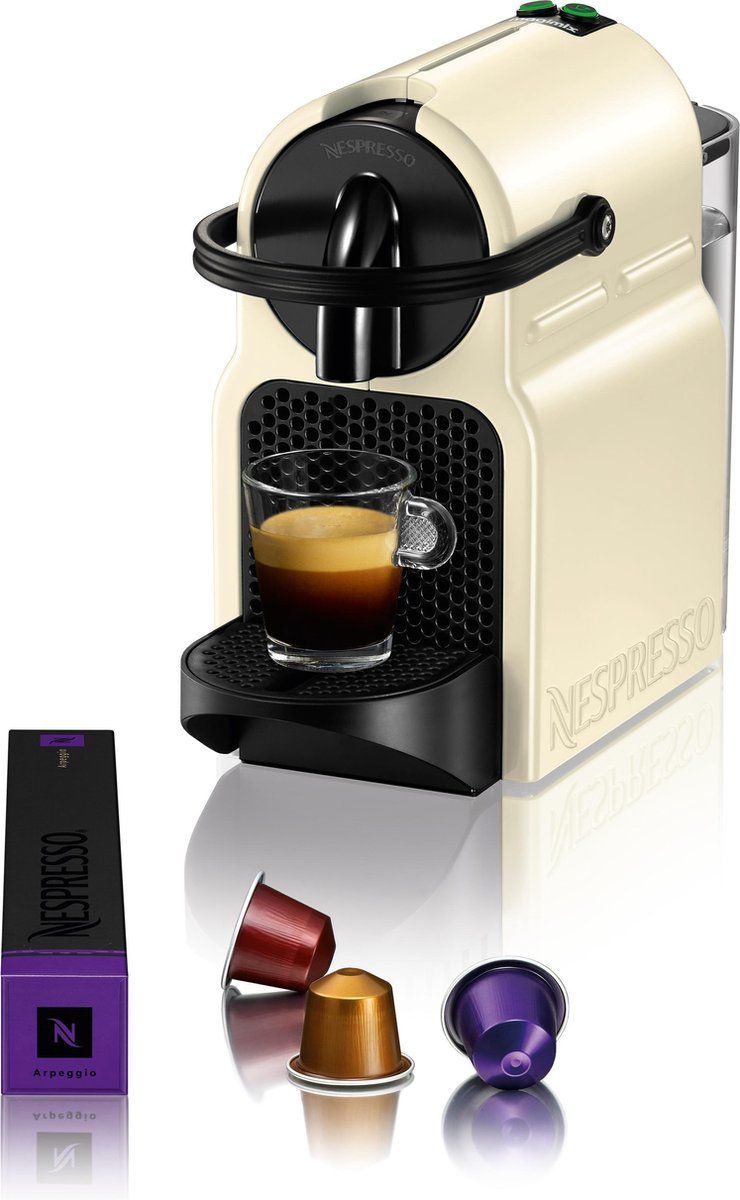 De'Longhi Nespresso Inissia EN80.CW Koffiecupmachine - Vanilla Cream