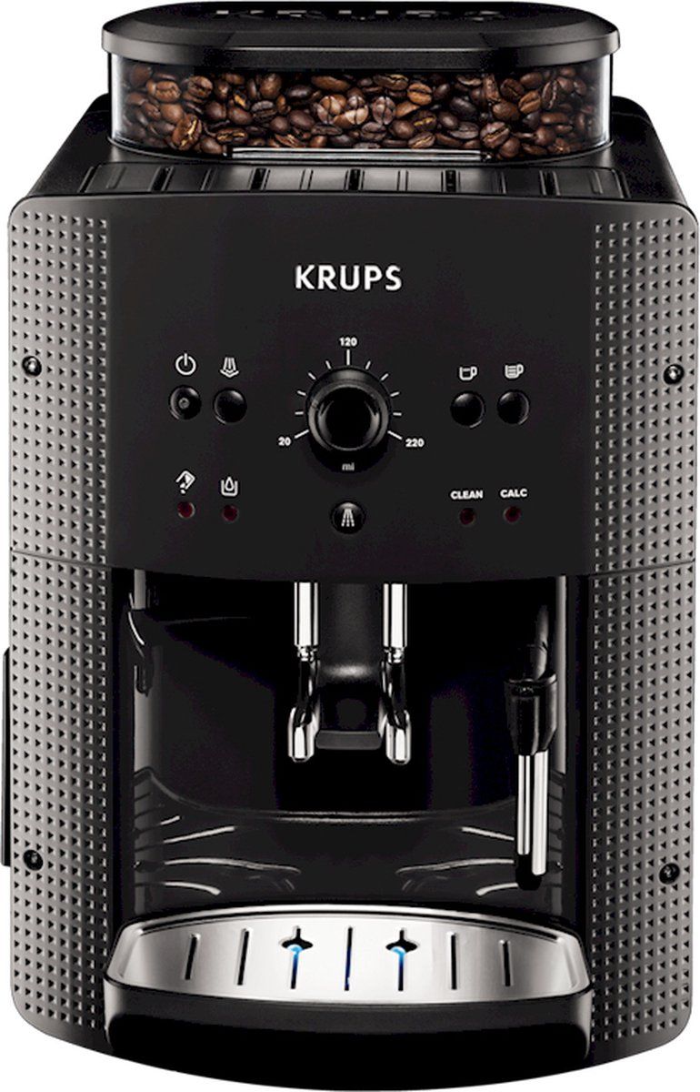 Krups Arabica EA810B - Volautomatische espressomachine - Zwart/Grijs