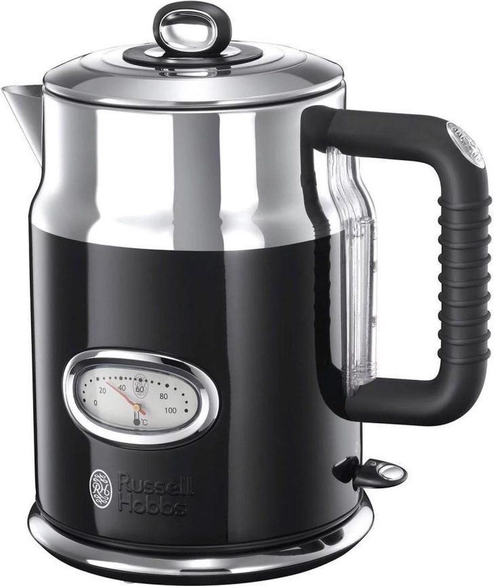 Russell Hobbs 21671-70 Retro Classic Noir Waterkoker - Zwart