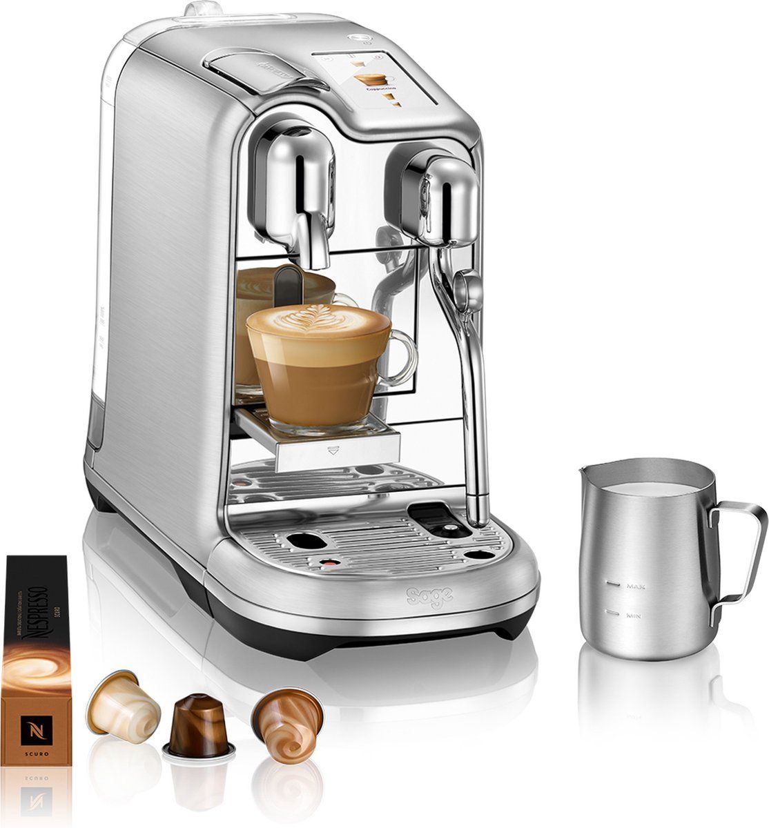 Sage Nespresso Creatista Pro SNE900BSS Stainless Steel