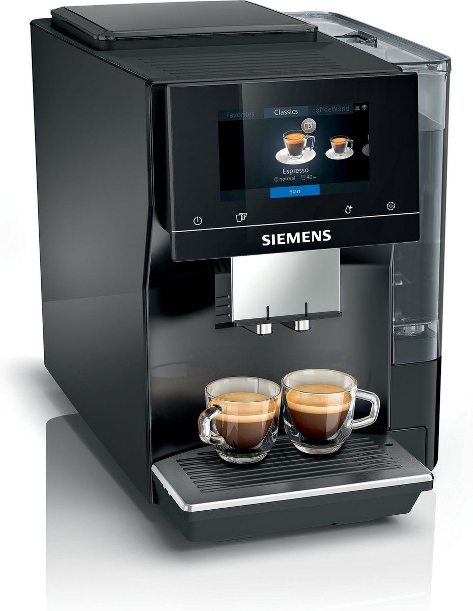 Siemens EQ700 TP713R09 - Volautomatische espressomachine - Piano zwart