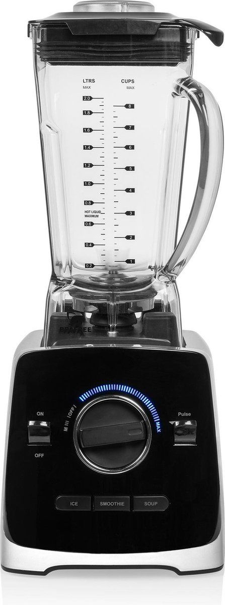 tristar-power-blender-bl-4473-blender-smoothiemaker-en-ijscrusher-2-liter-2000-watt-kan-van-hoogwaardig-tritan-zwart