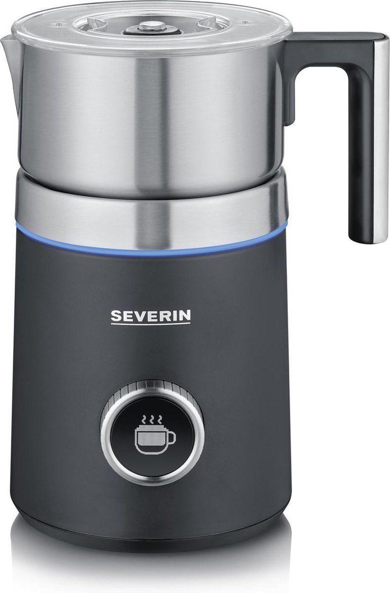 Severin SM 3587 - Melkopschuimer met inductietechniek - Spuma 700 Plus - melkkan - 700ml - OLED Display - 13 programma's - zilver/zwart