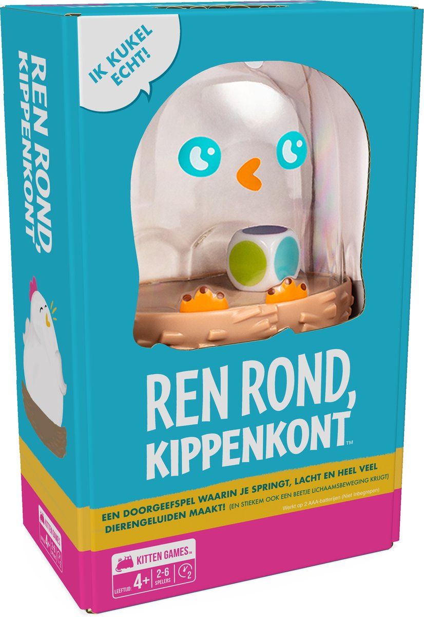 Exploding Kittens - Ren rond, kippenkont! - Nederlandstalig Kaartspel