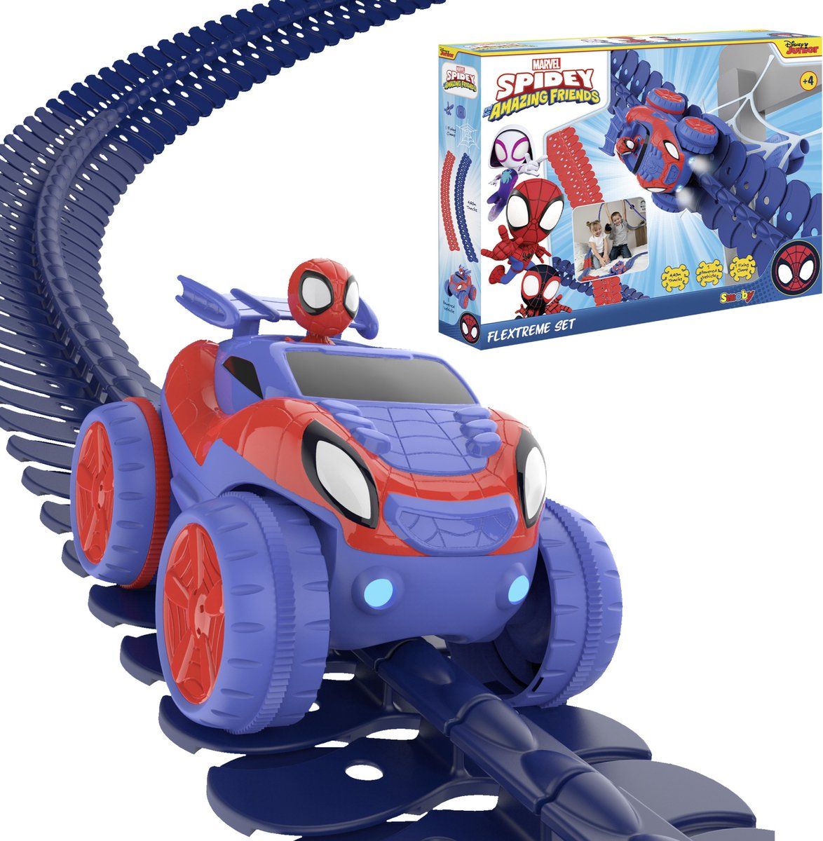 Smoby - Disney Marvel Spiderman - Flextreme Discovery Set - Racebaan - 4,4m