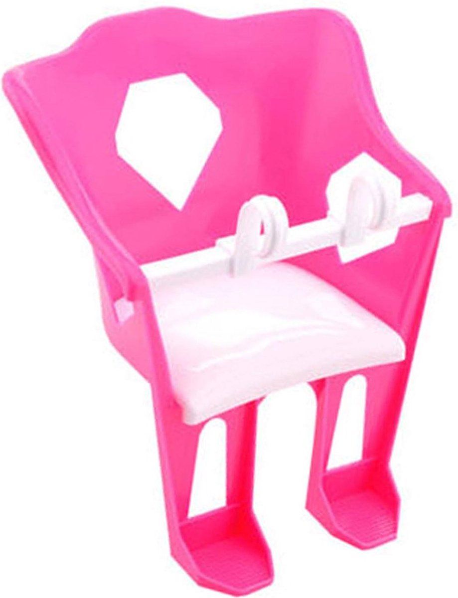 Johntoy - Poppen Fietszitje - 25x22x20 cm - Roze