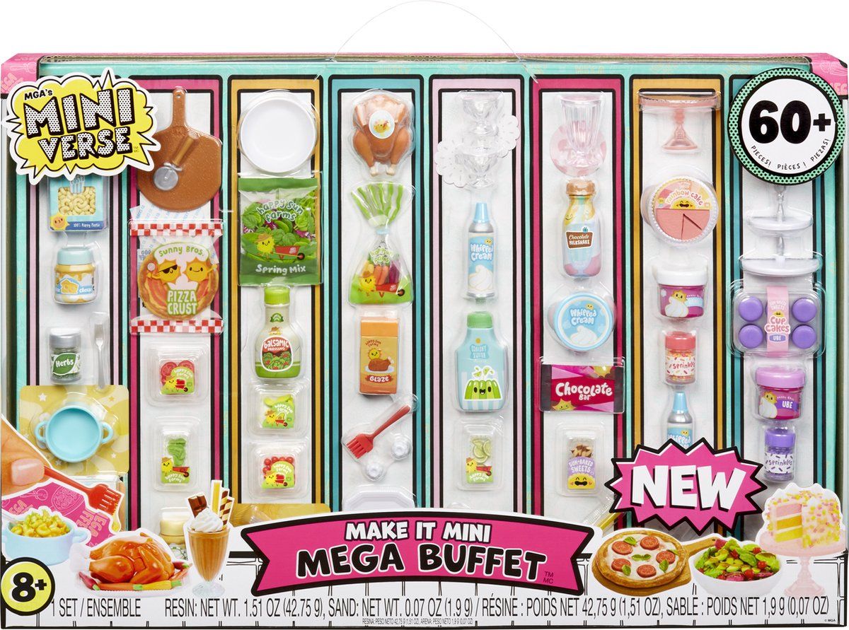 Miniverse Make It Mini Mega Buffet - Knutselen – DIY – Hobbypakket – Knutselpakket