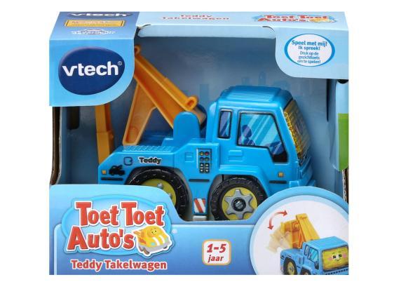 VTech Toet Toet Auto Teddy Takelwagen - Speelgoed Auto - Speelfiguur - Educatief Babyspeelgoed - Cadeau - Vanaf 1 Jaar