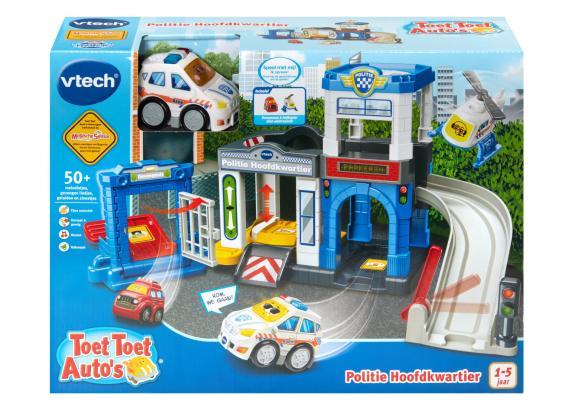 Vtech Toet Toet Politie Hoofdkwartier - Inclusief Agent Alex - Educatief Speelgoed - Tijd om Boeven te Vangen - 3 Magische Sensors - Vanaf 1 jaar