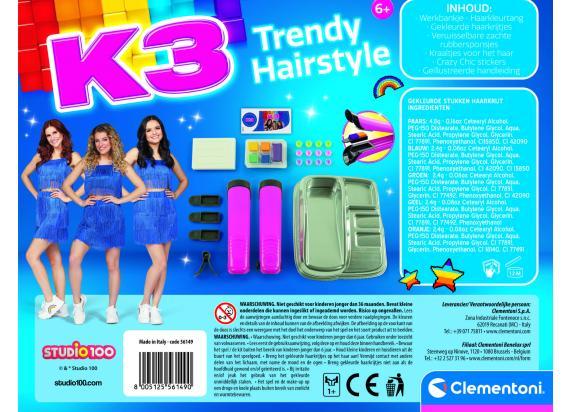 Clementoni Studio 100 - K3 Trendy Hairstyle - Haarstyling Set Voor Kinderen - Vanaf 6 jaar