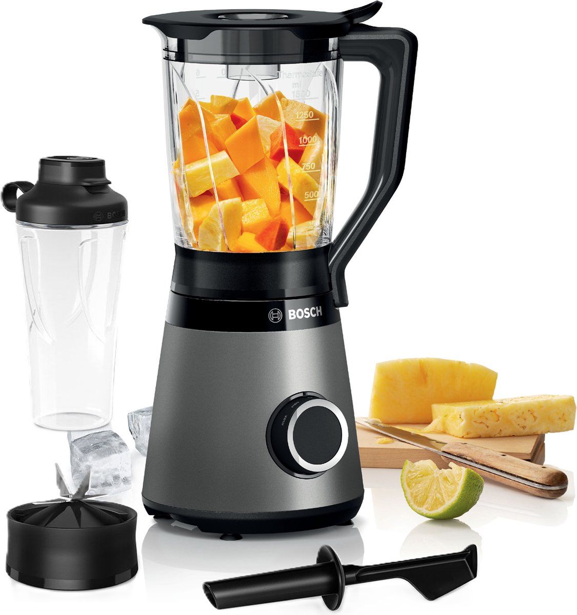 BOSCH MMB6174S Serie 4 VitaPower Blender - Zilver