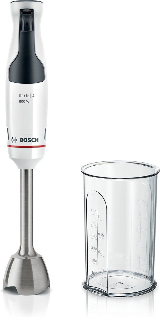 BOSCH MSM4W210 Serie 4 ErgoMaster Staafmixer - Wit / Donkergrijs