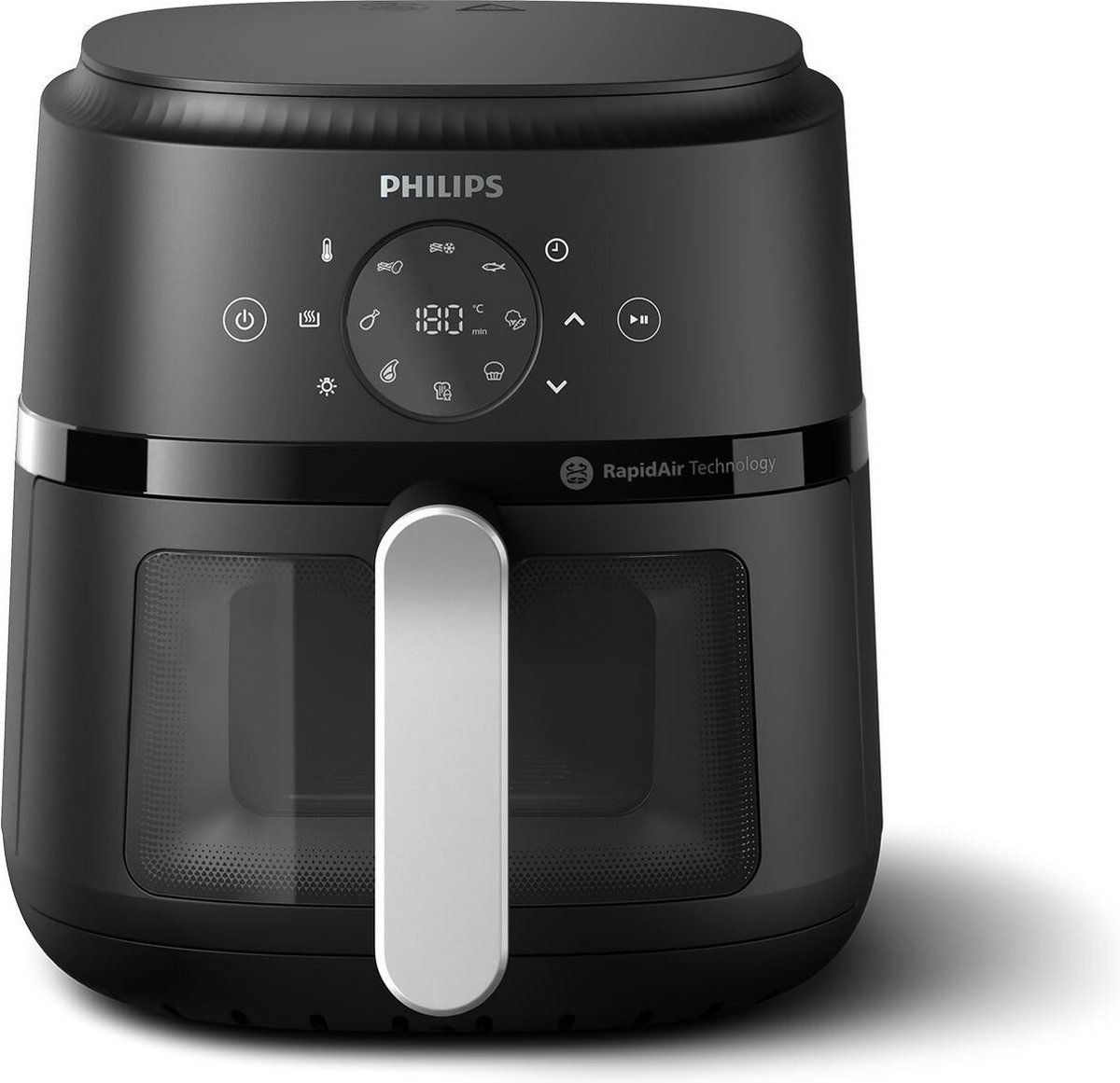 Philips NA221/00 2000 Serie Airfryer - Heteluchtfriteuse - Zilver