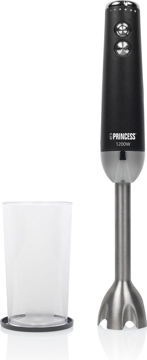 Princess 221229 Staafmixer - Hand blender - Extra krachtig - 1200 Watt - Variabele snelheid