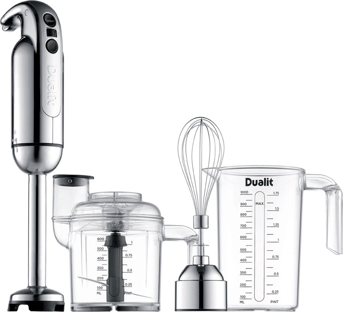 Dualit Staafmixer set 88930 - Chroom