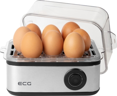 ECG 5080 Eierkoker, Capaciteit: 8 eieren of 4 gebakken eieren