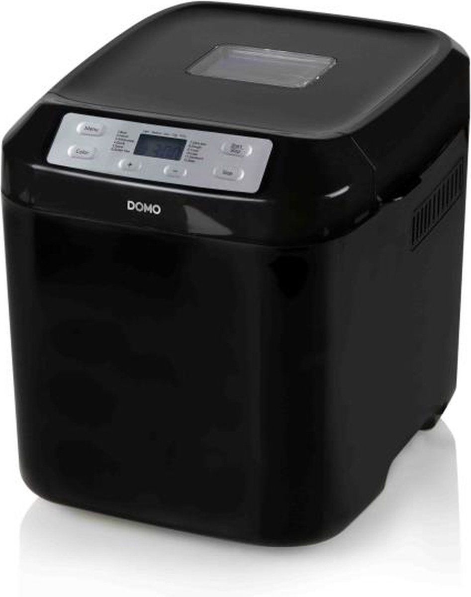 DOMO B3974 Broodbakmachine – 12 Programma’s – 750-1000g – Glutenvrij Programma – Zwart