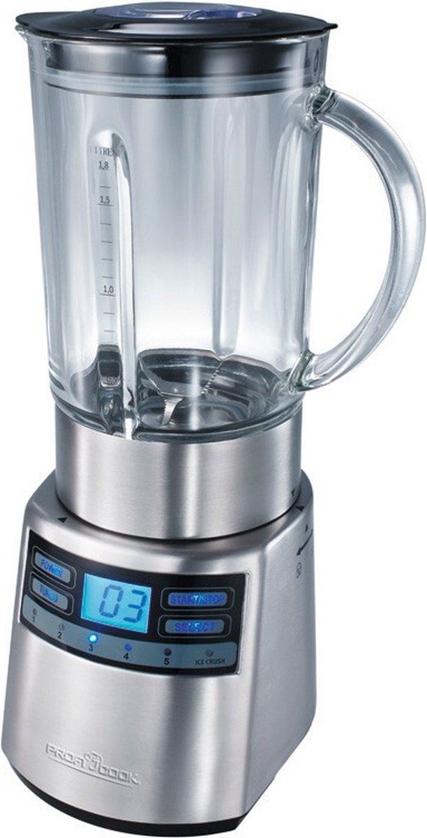 ProfiCook UM 1006 - Blender - 1200 Watt - 1.8 liter - RVS