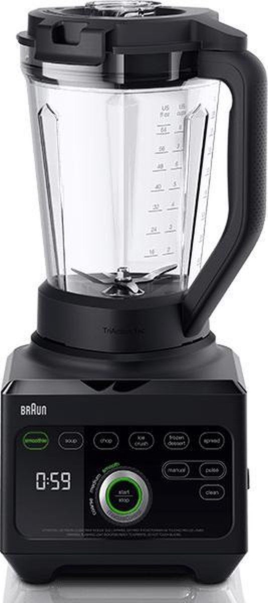 Braun JB9040BK 3 l Blender voor op aanrecht 1600 W Zwart