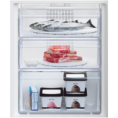 Beko BCHA275K41SN geïntegreerde koel-vriescombinatie