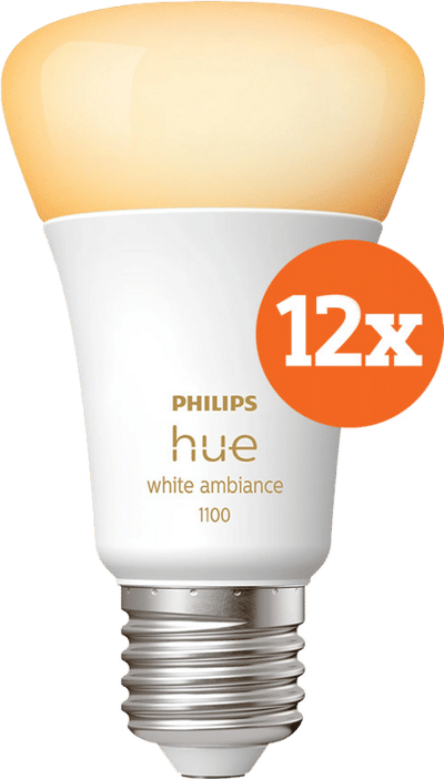 Philips Hue White Ambiance E27 1100lm 12-pack