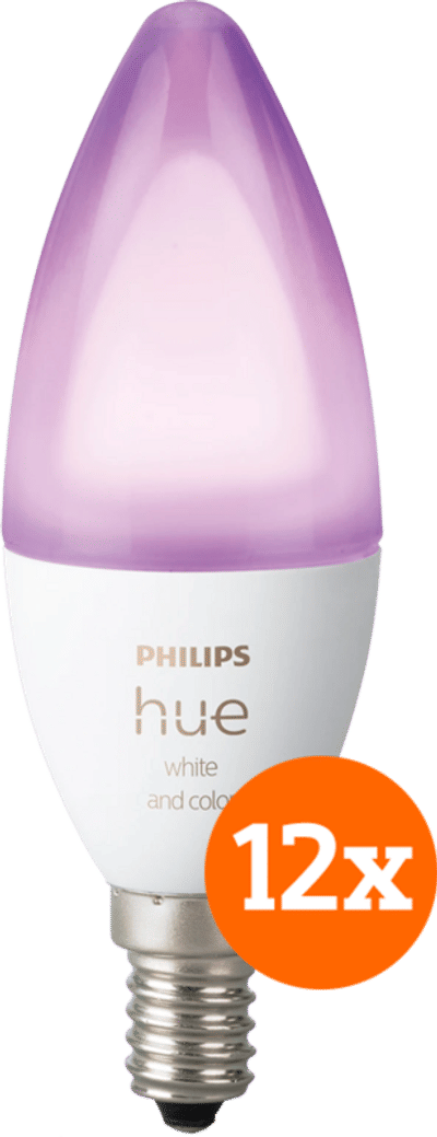 Philips Hue White and Color E14 12-Pack