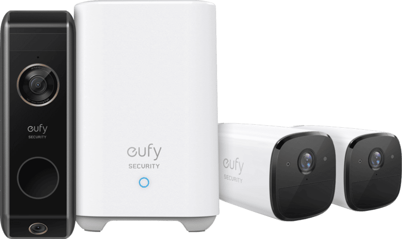 Eufycam 2 Pro 2-pack + Eufy Video Doorbell Dual 2 Pro