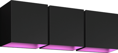 Philips Hue Resonate Downward White and Color - zwart 3-pack
