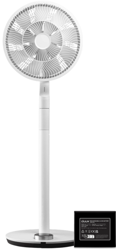 Duux Whisper Ultimate Smart Wit met accu