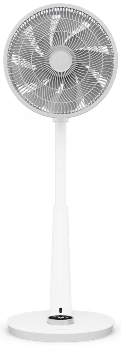 Duux Whisper 2 Statiefventilator - Zuinige Ventilator met 26 snelheden, Timer en Nachtmodus - In hoogte verstelbaar (73-95cm) - Horizontale + verticale oscillatie - Wit