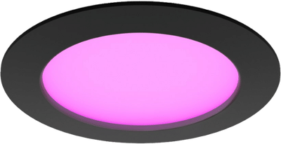 Philips Hue inbouwspot Slim - White and color - 170mm - zwart