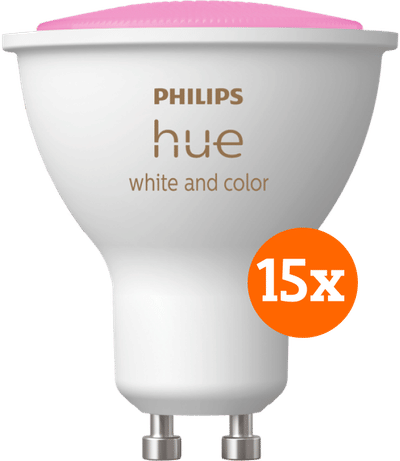 Philips Hue White and Color GU10 15-pack