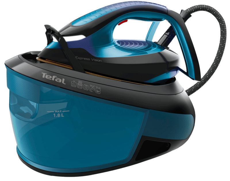 Tefal SV8151 Express vision - Stoomgenerator - Anti-Kalkreservoir - Blauw