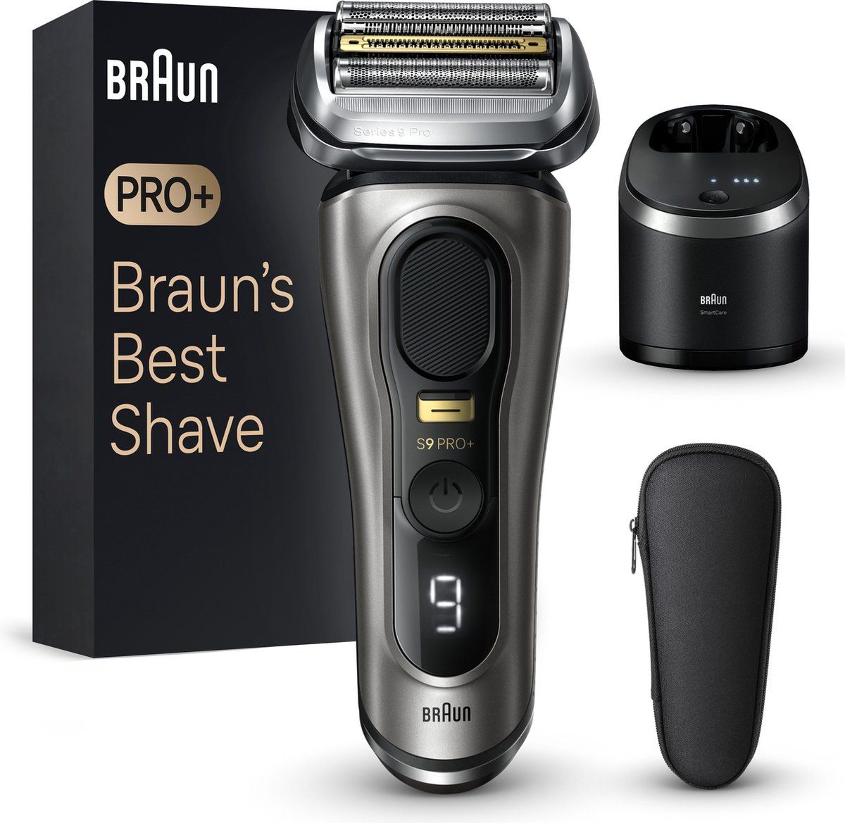 Braun Series 9 Pro+ 9565cc - Elektrisch Scheerapparaat - SmartCare Center - Wet & Dry - Grafiet