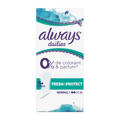 Always Inlegkruisjes Fresh en Protect Normal 30 stuks