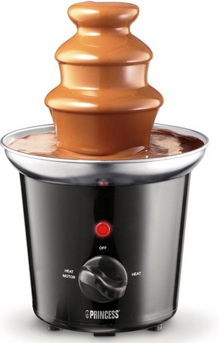 Princess 292994 Chocoladefontein – Chocolade fondue - 3 Lagen – Warmhoudfunctie